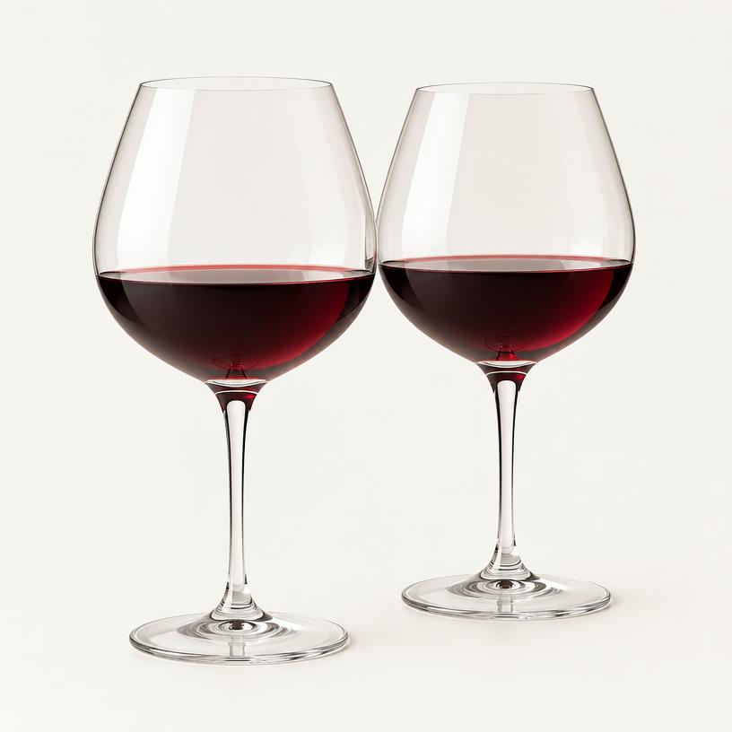 Coffret 2 verres à Bourgogne en cristal
